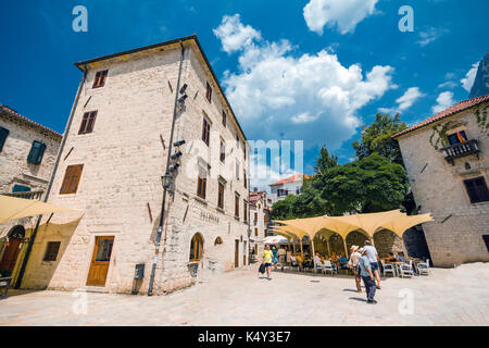 Eingang der Altstadt von Kotor im Juni 2010 Stockfoto