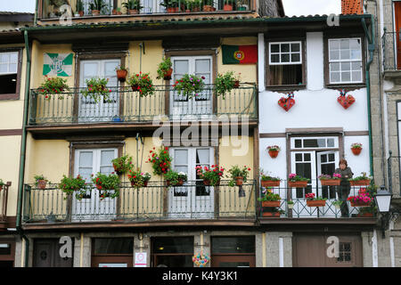 Historisches Zentrum von Guimarães, UNESCO-Weltkulturerbe. Portugal Stockfoto