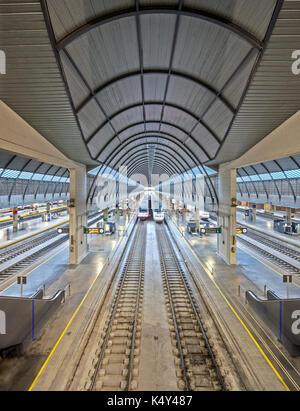 Bahnhof Santa Justa, Sevilla, Spanien Stockfoto