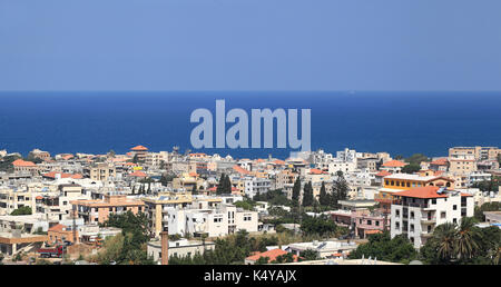 Die alten Gegend von batroun an der libanesischen Küste Stockfoto