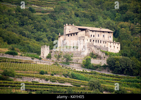 Romanisches Castelnuovo di Noarna in Noarna, Trentino-Alto Adige, Italien 1. September 2017 © Wojciech Strozyk / Alamy Stock Photo Stockfoto