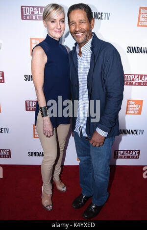 New York, New York, USA. 07 Sep, 2017. FLUSHING NY - 07 September: Bryant Gumble & Hilary Quinlan feiern die Premiere von "Oben auf der See: China Girl" in New York September 7, 2017. Kredit Anthony Terrero/MediaPunch Credit: MediaPunch Inc/Alamy leben Nachrichten Stockfoto