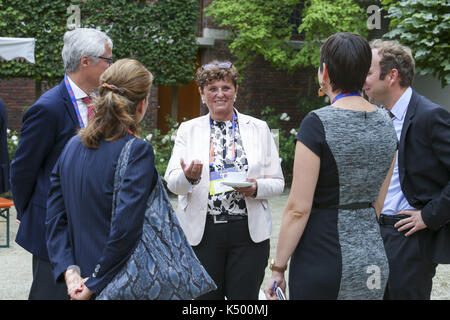 Brüssel, Belgien. 04 Sep, 2017. DLD Europa 17, Vertretung des Freistaates Bayern bei der Europäischen Union, 4. September 2017. Freie Presse Bild © Pablo Garrigos/Picture Alliance für DLD | Verwendung weltweit/picture Alliance Quelle: dpa/Alamy leben Nachrichten Stockfoto