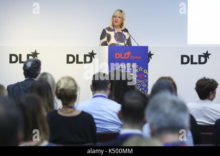 Brüssel, Belgien. 04 Sep, 2017. DLD Europa 17, Vertretung des Freistaates Bayern bei der Europäischen Union, 4. September 2017. Freie Presse Bild © Pablo Garrigos/Picture Alliance für DLD | Verwendung weltweit/picture Alliance Quelle: dpa/Alamy leben Nachrichten Stockfoto