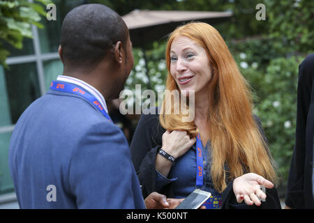 Brüssel, Belgien. 04 Sep, 2017. DLD Europa 17, Vertretung des Freistaates Bayern bei der Europäischen Union, 4. September 2017. Freie Presse Bild © Pablo Garrigos/Picture Alliance für DLD | Verwendung weltweit/picture Alliance Quelle: dpa/Alamy leben Nachrichten Stockfoto