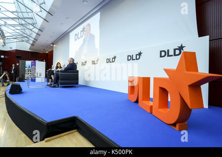 Brüssel, Belgien. 04 Sep, 2017. DLD Europa 17, Vertretung des Freistaates Bayern bei der Europäischen Union, 4. September 2017. Freie Presse Bild © Pablo Garrigos/Picture Alliance für DLD | Verwendung weltweit/picture Alliance Quelle: dpa/Alamy leben Nachrichten Stockfoto