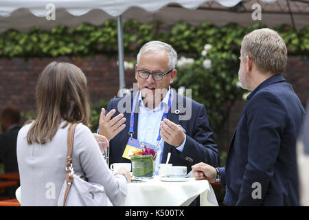 Brüssel, Belgien. 04 Sep, 2017. DLD Europa 17, Vertretung des Freistaates Bayern bei der Europäischen Union, 4. September 2017. Freie Presse Bild © Pablo Garrigos/Picture Alliance für DLD | Verwendung weltweit/picture Alliance Quelle: dpa/Alamy leben Nachrichten Stockfoto