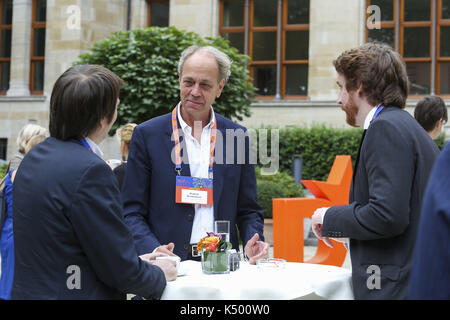 Brüssel, Belgien. 04 Sep, 2017. DLD Europa 17, Vertretung des Freistaates Bayern bei der Europäischen Union, 4. September 2017. Freie Presse Bild © Pablo Garrigos/Picture Alliance für DLD | Verwendung weltweit/picture Alliance Quelle: dpa/Alamy leben Nachrichten Stockfoto
