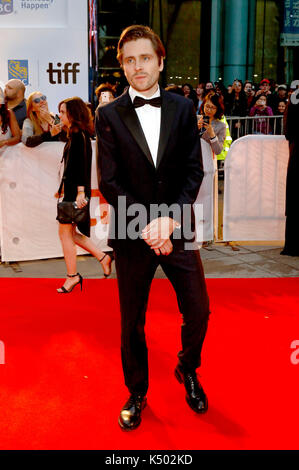 Toronto, Kanada. 07 Sep, 2017. sverrir gudnason die Teilnahme an der "Borg/mcenroe 'Premiere während der 42 Toronto International Film Festival bei Thomson Hall am 07 September, 2017 in Toronto, Kanada Kredit: geisler - fotopress/alamy leben Nachrichten Stockfoto