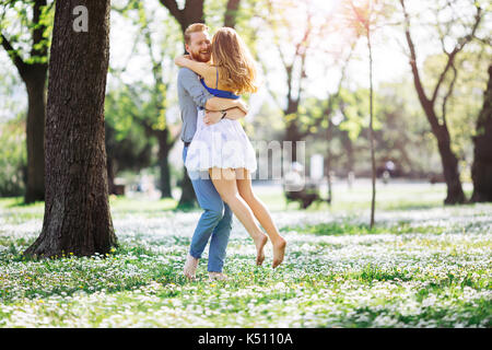 Wahre Liebe in der Natur Stockfoto