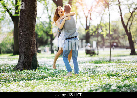 Wahre Liebe in der Natur Stockfoto