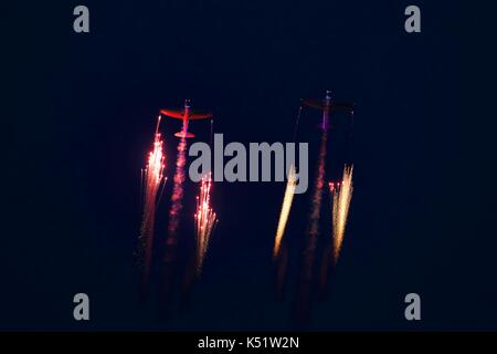 Twister Kunstflug Team durchführen bei Bournemouth Air Festival Stockfoto