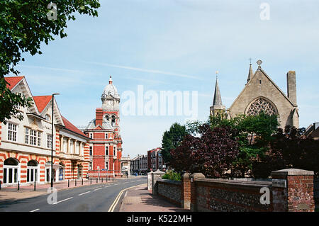 Eastbourne Rathaus von Meads Road, Eastbourne, East Sussex UK Stockfoto