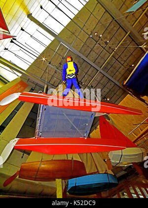 Falmouth Cornwall National Maritime Museum Das Flying dart Segelboot Stockfoto