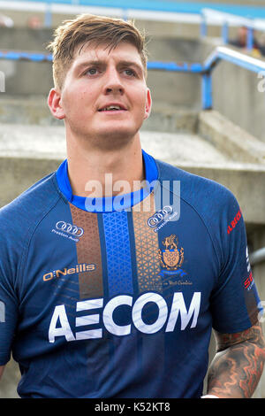 September 02, 2017. Toronto, Kanada - Spieler auf dem Feld während Super 8 s Runde 4 Spiel zwischen Toronto Wolfpack (Kanada) vs Whitehaven RLFC (Vereinigtes K Stockfoto