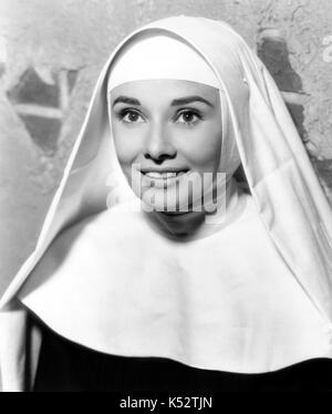 DIE Nonne Geschichte 1959 Warner Bros Film mit Audrey Hepburn Stockfoto