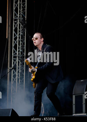 Die Rock Band Sklaven spielen die siegreichen Music Festival in Portsmouth Stockfoto