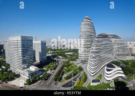 Beijing Wangjing SOHO Stockfoto