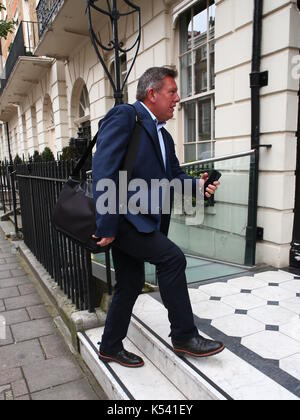 Manager aus der Premier League an einer Sitzung im Premier League Hauptquartier in London mit: Craig Shakespeare Wo: London, Großbritannien Wann: 08 Aug 2017 Quelle: John rainford/WENN.com Stockfoto