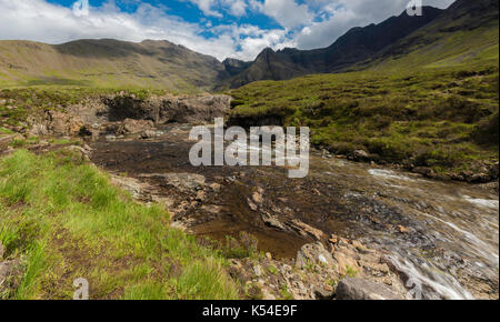 Fairy Pools, Glenbrittle, Isle of Skye, Schottland Stockfoto