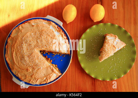 Lemon Meringue Pie Stockfoto
