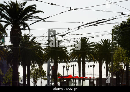 Embarcadero, Oakland Bay Bridge, San Francisco, CA Stockfoto