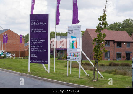 Gehäuse Entwicklung bei Lawley Dorf, Telford, Shropshire, Großbritannien Stockfoto