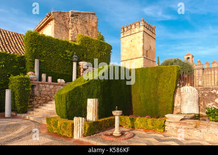 Alcazar de Los Reyes Cristianos, Cordoba, Spanien Stockfoto