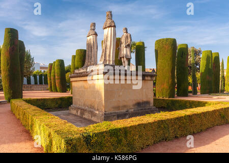 Alcazar de Los Reyes Cristianos, Cordoba, Spanien Stockfoto