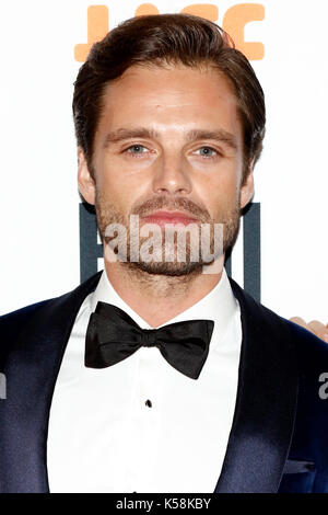Toronto, Kanada. 08 Sep, 2017. Sebastian Stan an der 'Ich, Tonya 'Premiere während der 42 Toronto International Film Festival im Princess of Wales Theatre am September 08, 2017 in Toronto, Kanada Kredit: geisler - fotopress/alamy leben Nachrichten Stockfoto