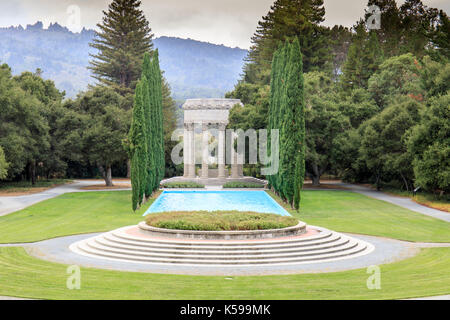 Pulgas Wasser Tempel. Stockfoto