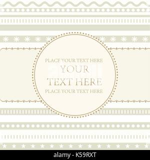 Vector Illustration eines abstrakten retro Hintergrund. Stock Vektor