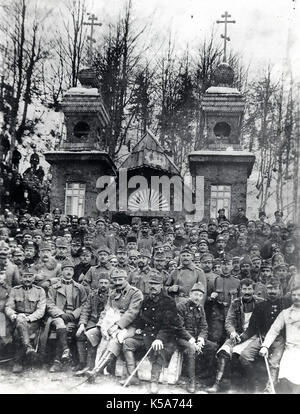 Slowenien Engagement der Russischen Kapelle auf der Vrsic Pass von russischen Kriegsgefangenen in 1918 erbaut Stockfoto