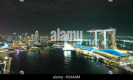 Marina Bay, Singapur Stockfoto