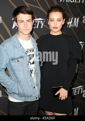 Prominente teilnehmen Vielfalt macht der Junge Hollywood bei TAO Hollywood. Mit: Dylan Minnette, Katherine Langford Wo: Los Angeles, California, United States Wann: 08 Aug 2017 Quelle: Brian/WENN.com Stockfoto