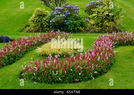 Victorian Walled Garden am Kylemore Abbey in Connemara, County Galway, Republik von Irland Stockfoto