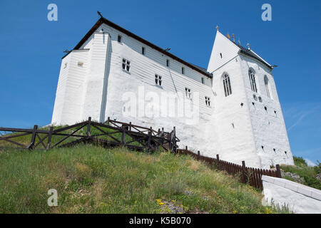 Schloss Fuzer auf Hügel in Ostungarn Stockfoto