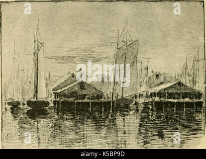 'Down East Latch Strings; oder Seashore, Seen und Berge durch die Boston & Maine Eisenbahn. Beschreibung der touristischen Region von Neuengland' (1887) Stockfoto