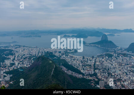 Blick vom Corcovado Stockfoto