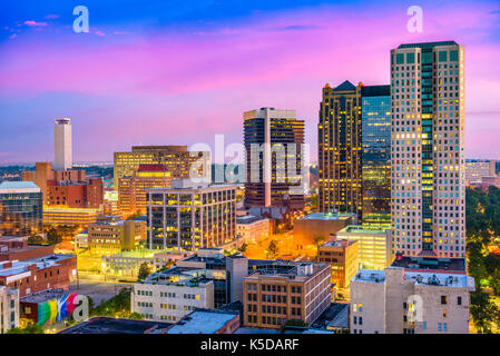 Birmingham, Alabama, USA Downtown Skyline der Stadt. Stockfoto