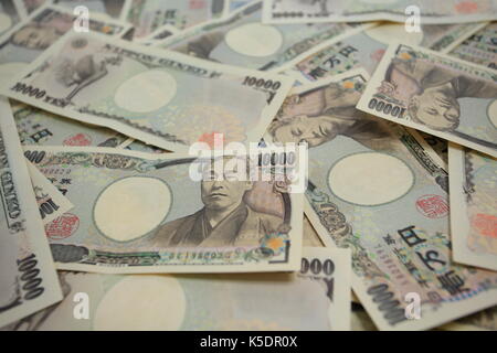 Yen Banknote Stockfoto