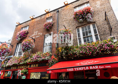 Die Streeets von Dublin in der Innenstadt. Stockfoto