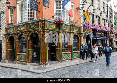 Die Streeets von Dublin in der Innenstadt. Stockfoto