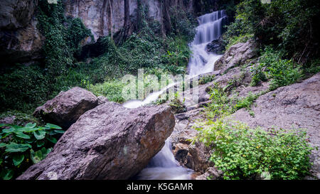 Huay Keaw Wasserfall, Doi Suthep-Pui Nationalpark, Chiang Mai, Thailand Stockfoto