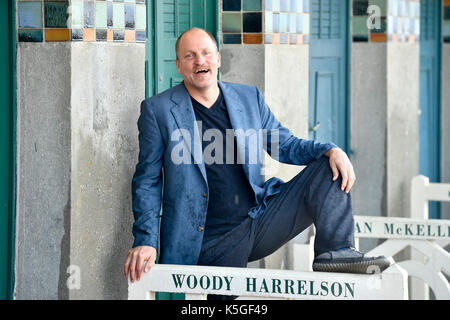 Deauville, Frankreich. 9 Sep, 2017. Schauspieler Woody Harrelson der Film, The Glass Castle" besucht einen Fotoauftrag auf der 43 Deauville uns Filmfestival in Deauville, Frankreich, auf Sept. 9, 2017. Credit: Chen Yichen/Xinhua/Alamy leben Nachrichten Stockfoto