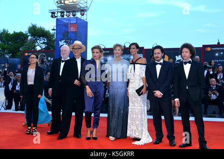 Venedig, Italien. 9. September 2017. 74. Filmfestival von Venedig 2017, Red Carpet Closing Ceremony. Im Bild: Jury Credit: Unabhängige Fotoagentur Srl/Alamy leben Nachrichten Stockfoto