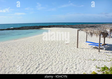 CAYO SANTA MARIA, Kuba - Juli 24, 2016: Hotel Melia Buenavista Beach Cabana. Das Hotel befindet sich in einem Biosphärenreservat mit unberührten Buchten ein Stockfoto