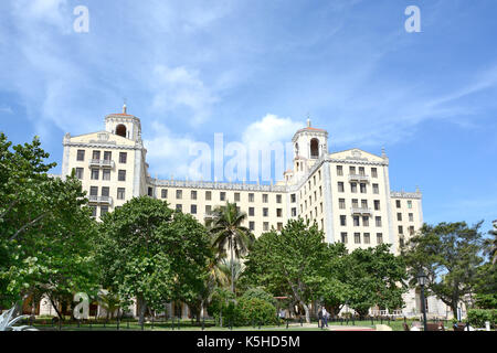 Havanna, Kuba - Juli 21, 2016: Hotel Nacional de Cuba. Zusammen mit alten Havanna's Town Das Hotel als UNESCO Weltkulturerbe im Jahre 1982 aufgeführt wurde. Stockfoto