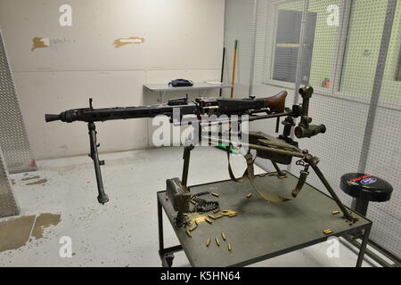MG-42 Maschinengewehr Stockfoto
