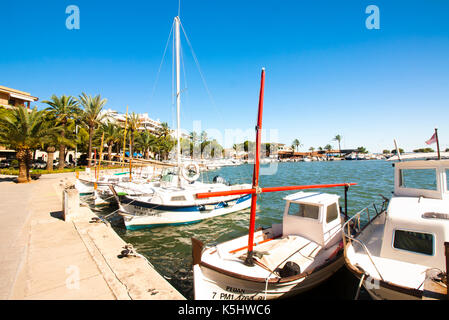 Port Alcudia Mallorca Balearen Spanien 28.06.2017 Stockfoto